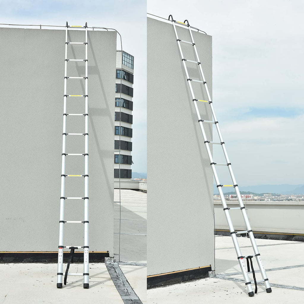 Collapsible Telescoping Ladder 20.5FT Aluminum Lightweight 330LB Capacity V81803