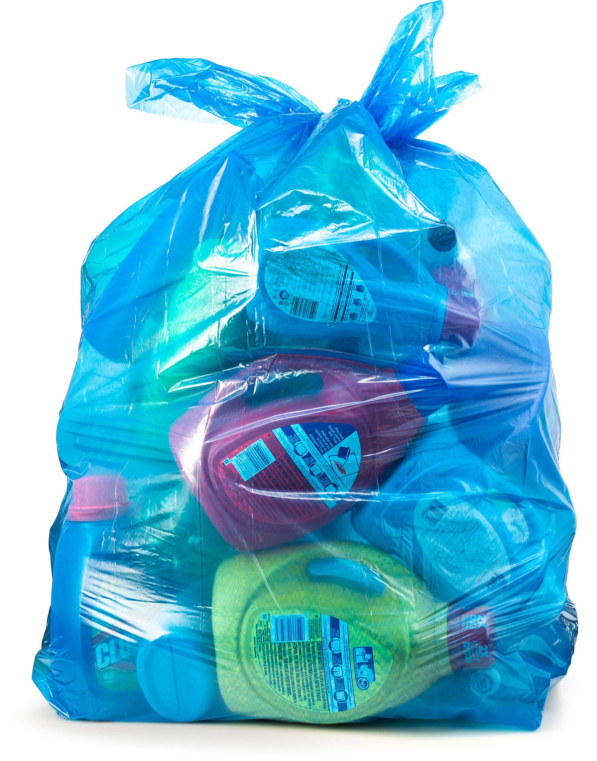 Blue Heavy Duty 33 Gallon Trash Bags 100 Count K4676