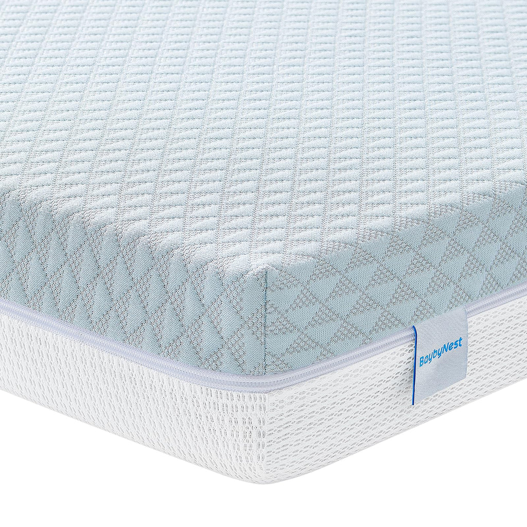 Mini Crib Mattress 38x24x4 Dual-Sided Cooling Gel Foam N25398