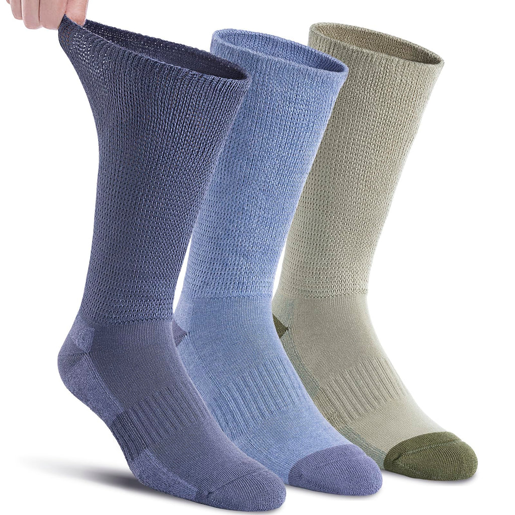 Viscose from Bamboo Crew Socks, 3 Pairs P73802